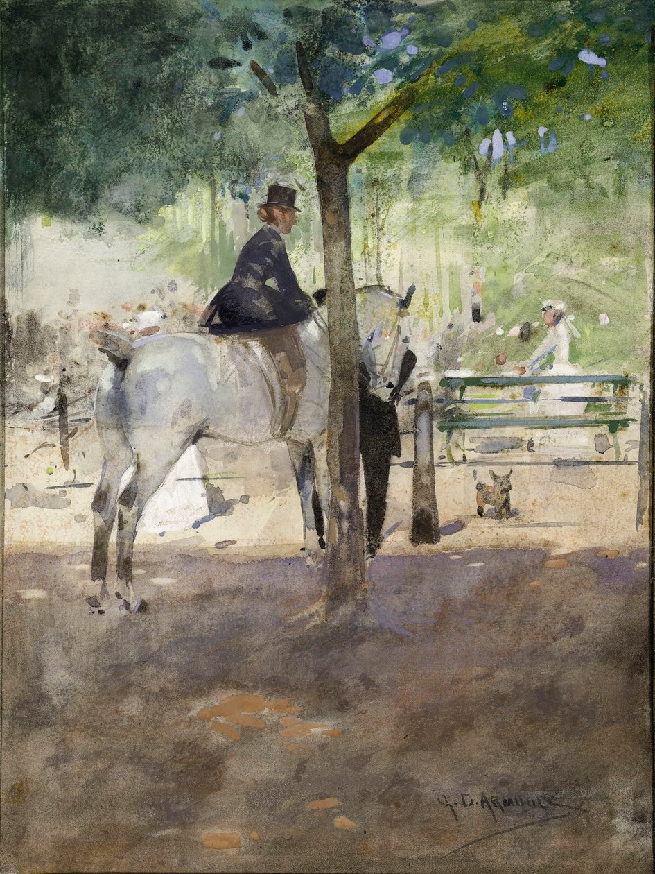 In der Reihe, ca. 1890 von George Denholm Armour