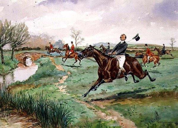 Volle Jagd von George Derville Rowlandson