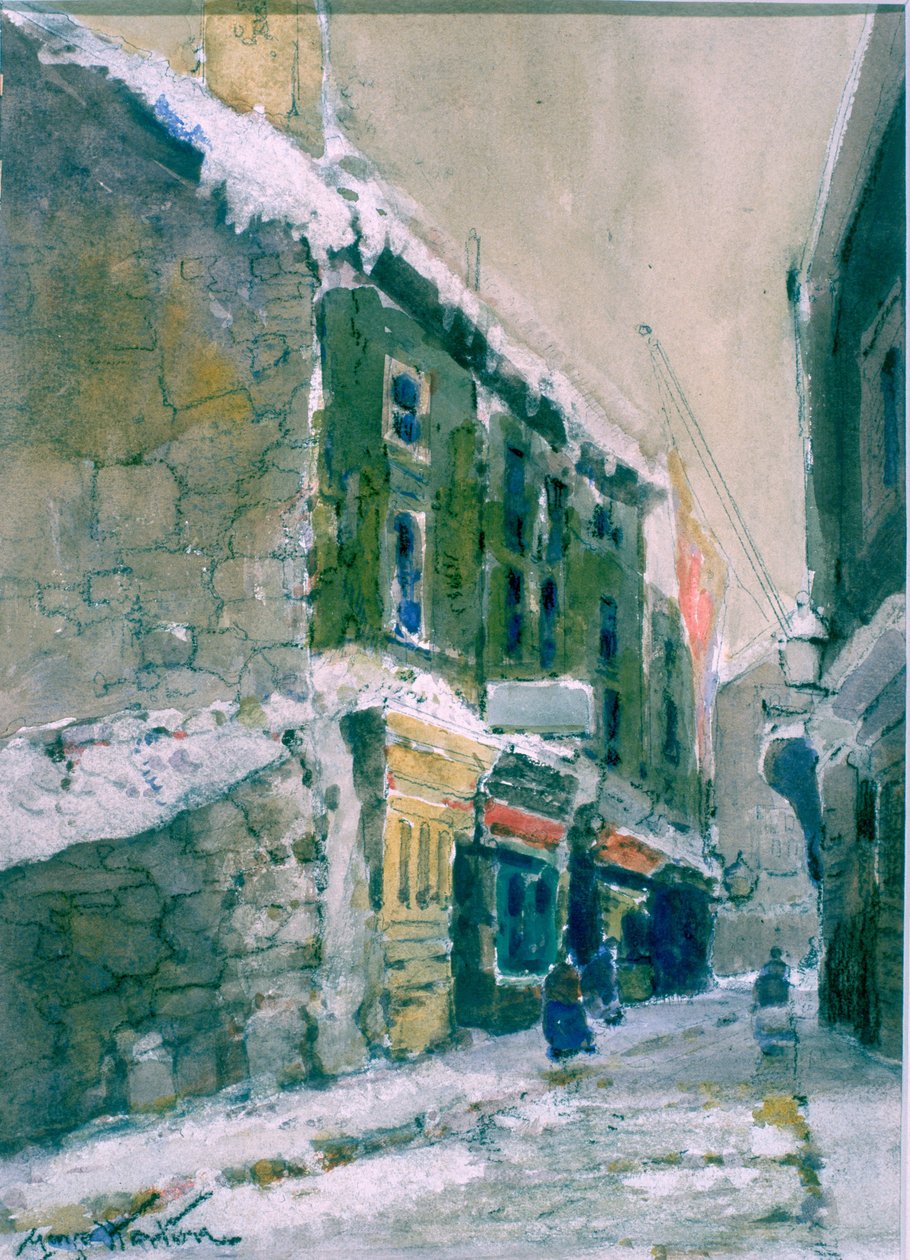 Winter, Clive Street, North Shields von George Edward Horton