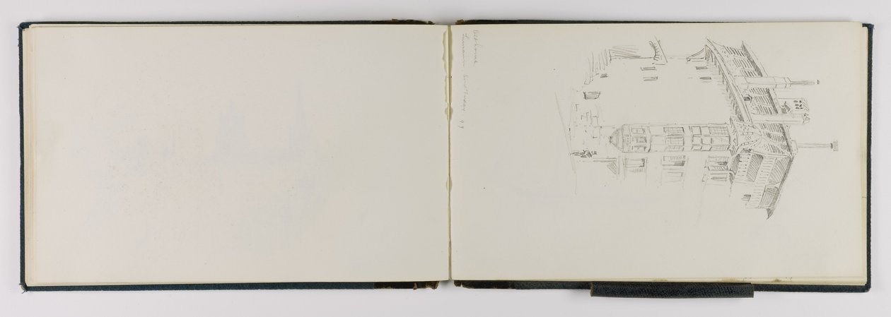 (Skizzenbuch) Altes Haus, Lausanne von George Elbert Burr