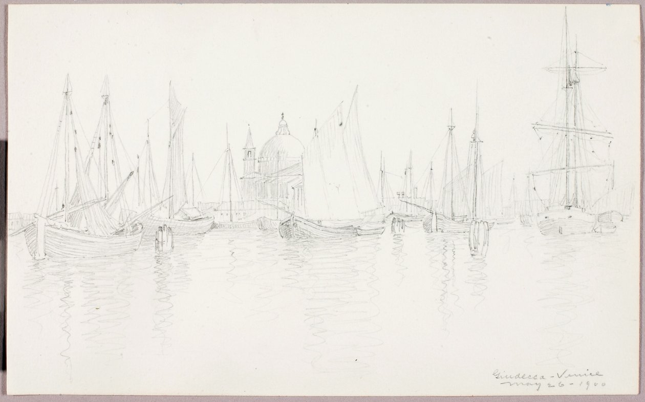 Giudecca - Venedig von George Elbert Burr