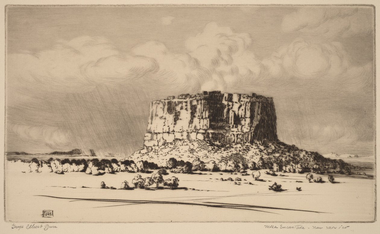 Mesa Encantada, New Mexico (Nr. 2) von George Elbert Burr