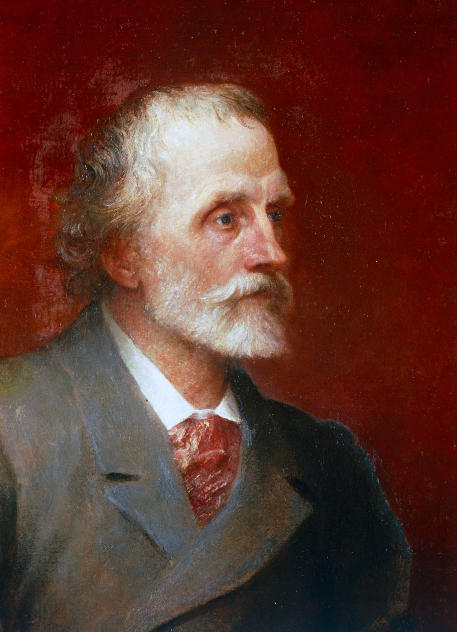 Porträt von George Meredith von George Frederic Watts