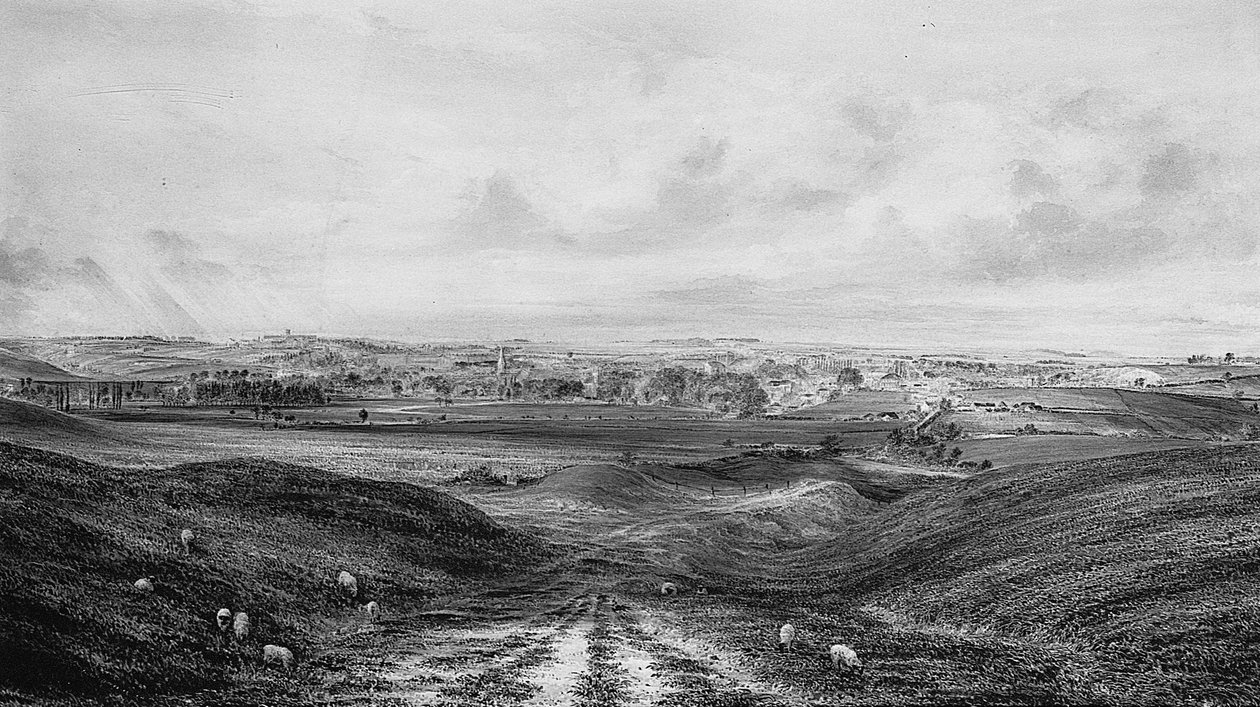 Eine weite Ansicht von Winchester von George Frederick Prosser