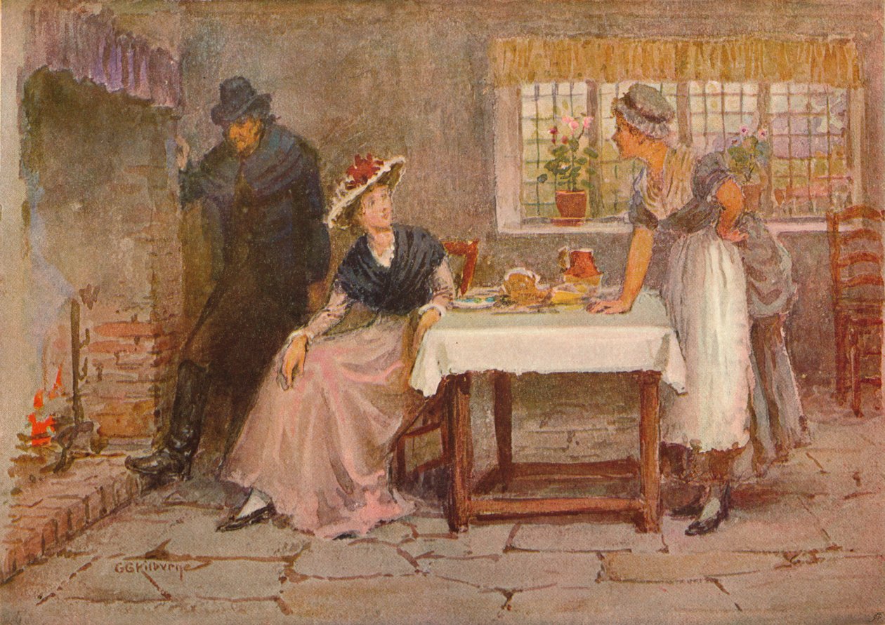 Langham Skizze: Schutz, um 1885 von George Goodwin Kilburne