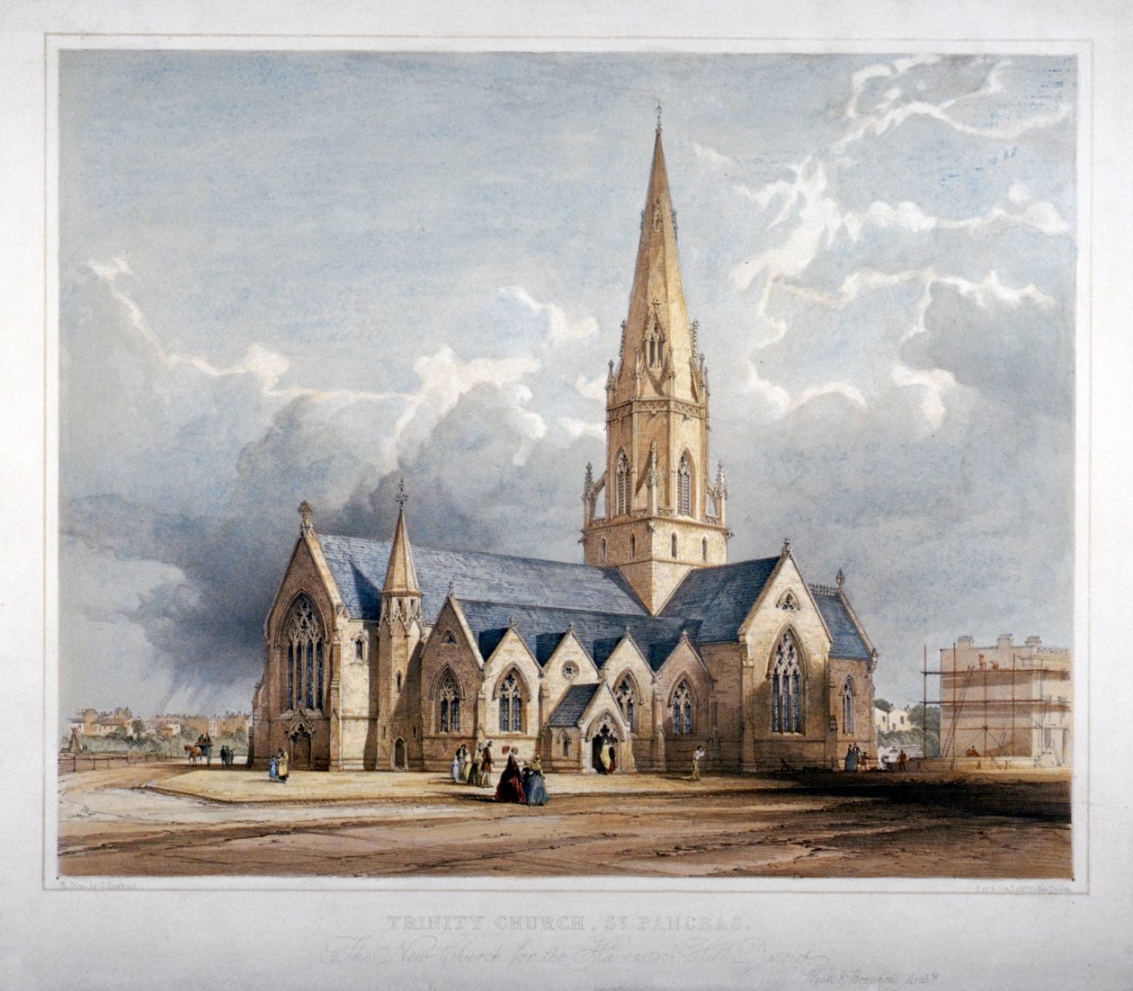 Heilige Dreifaltigkeitskirche, Hartland Road, Hampstead, London von George Hawkins