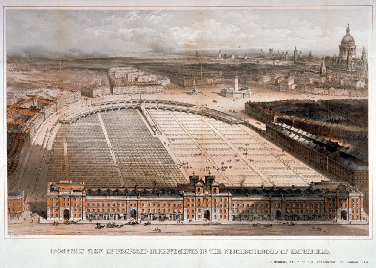 Smithfield Market, City of London von George Hawkins
