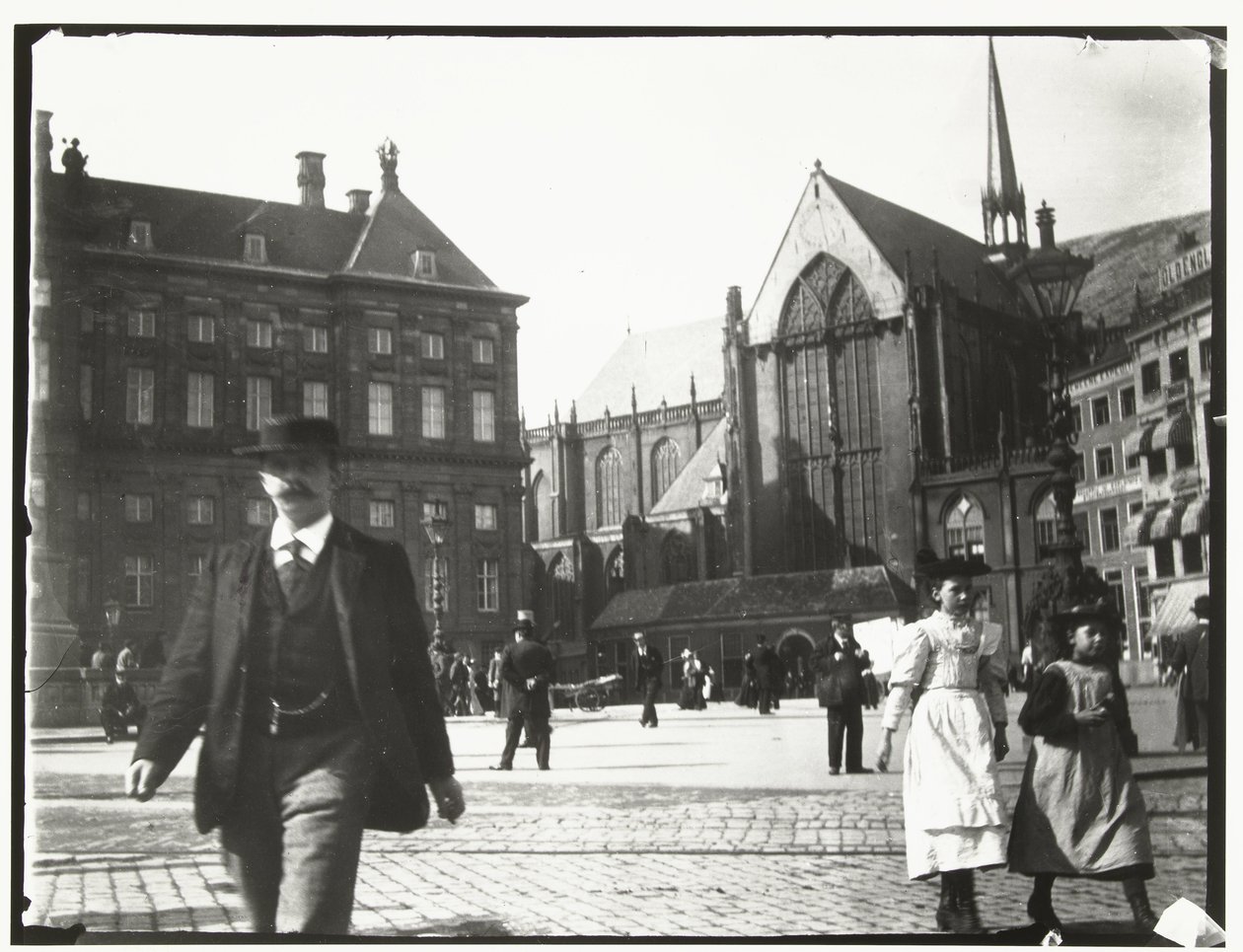 Ansicht des Dam in Amsterdam von George Hendrik Breitner
