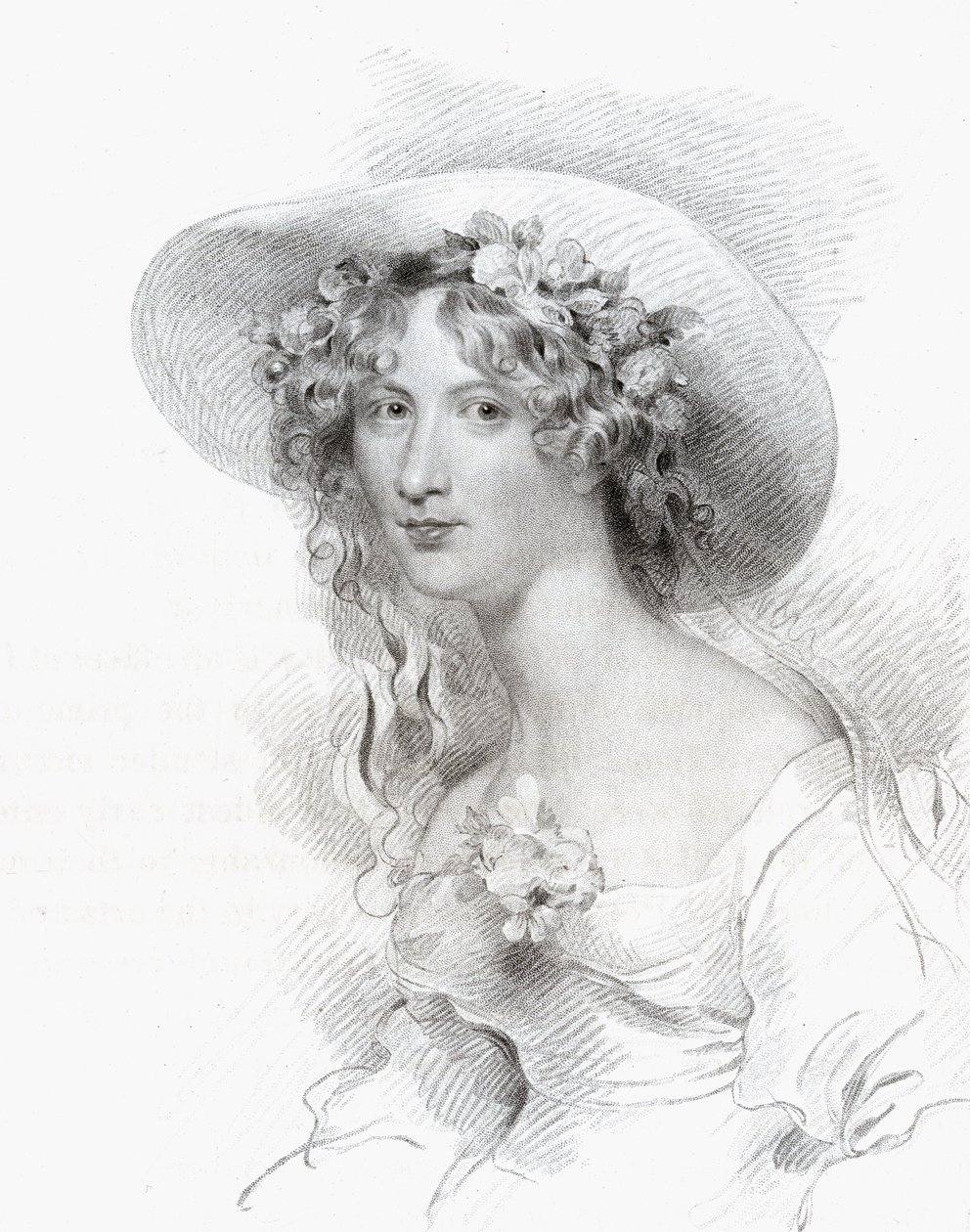 Anna Maria Porter, graviert von Thomas Woolnoth, aus 