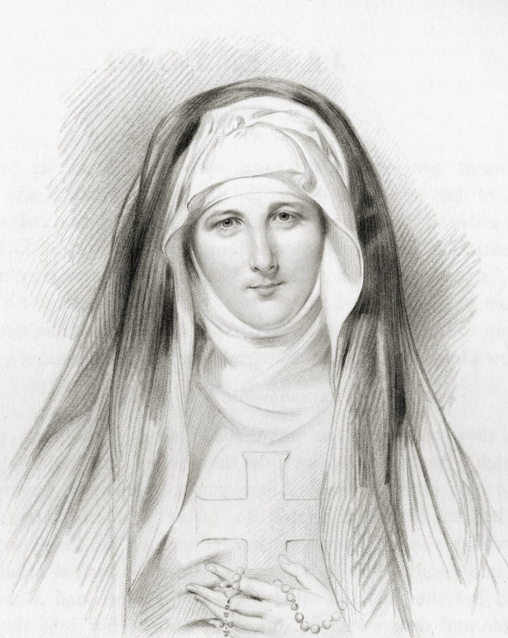 Jane Porter, graviert von J. Thomson, aus 
