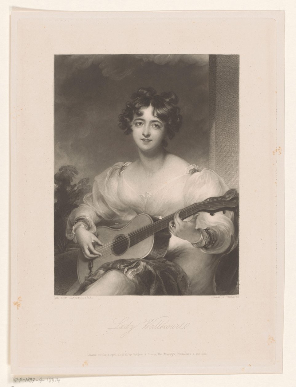 Porträt von Elizabeth Black von George Henry Phillips