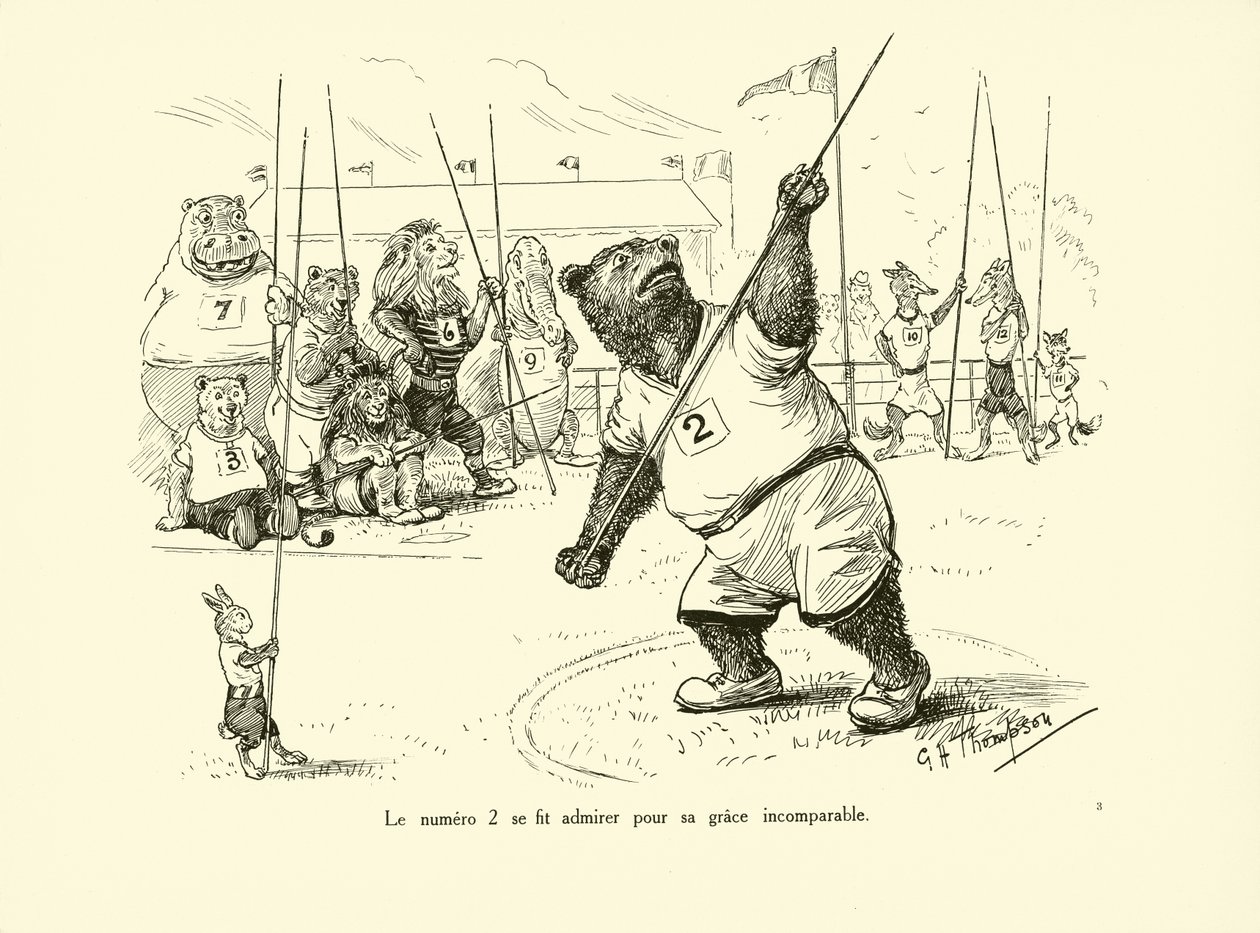 Nummer 2 wurde für seine unvergleichliche Anmut bewundert von George Henry Thompson