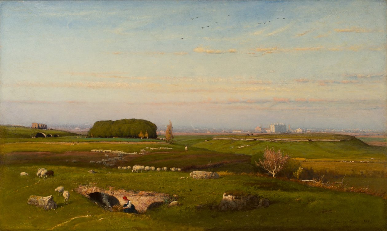 In der römischen Campagna von George Inness