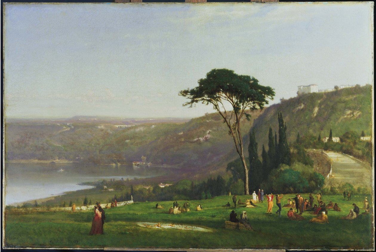 Albano-See von George Inness
