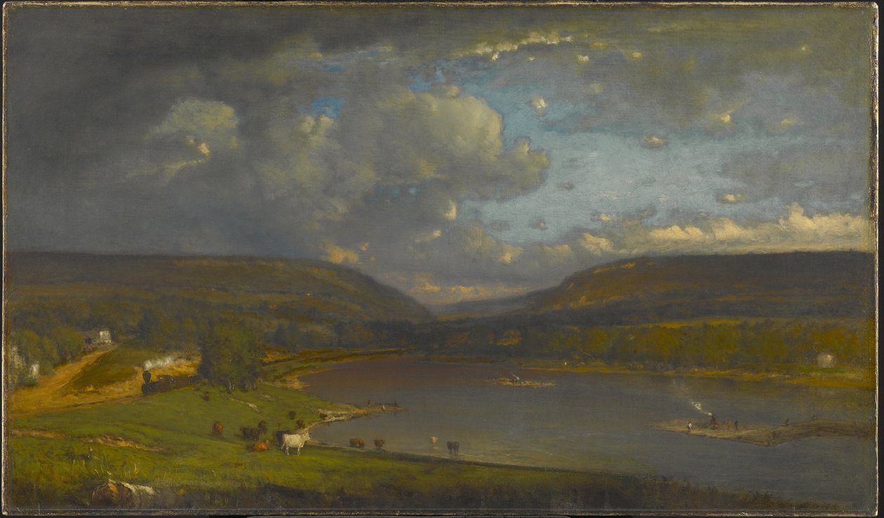 Am Delaware River von George Inness