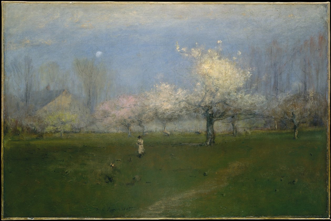 Frühlingsblüten, Montclair, New Jersey von George Inness