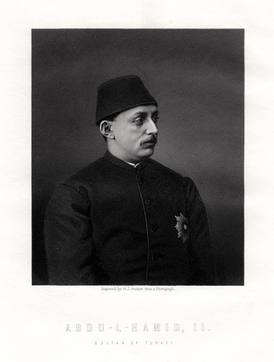 Abd-ul-Hamid II., letzter Sultan des Osmanischen Reiches, 19. Jahrhundert von George J. Stodart