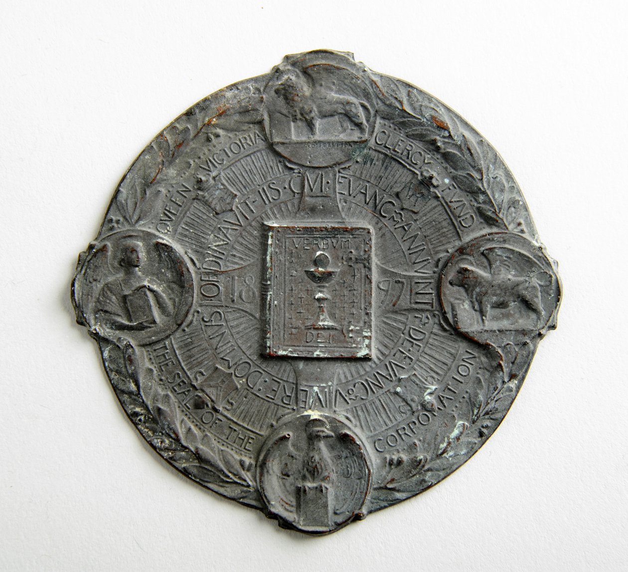 Siegel für den Queen Victoria Clergy Fund von George James Frampton