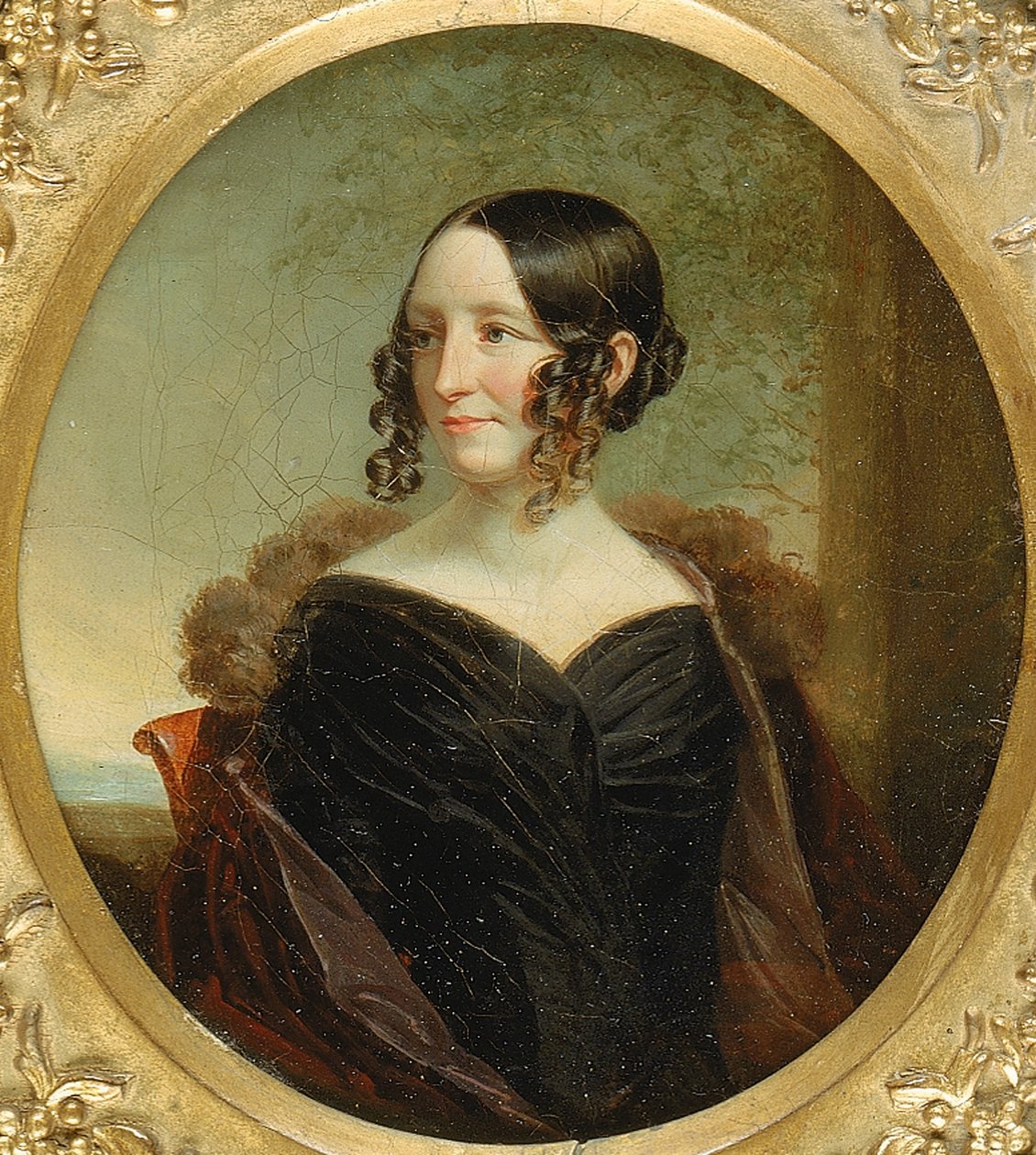 Porträt einer New Yorker Dame von George Linen