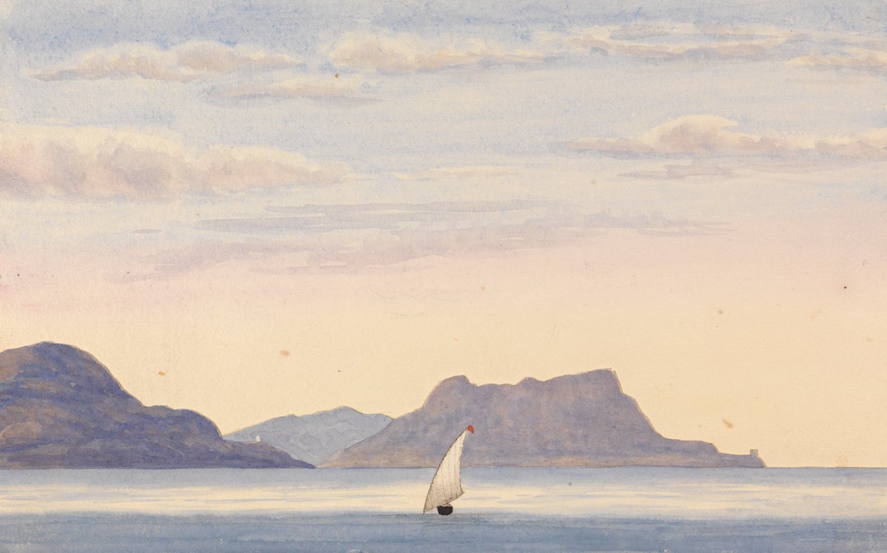 Cabrita Point - Felsen von Gibraltar von George Lothian Hall