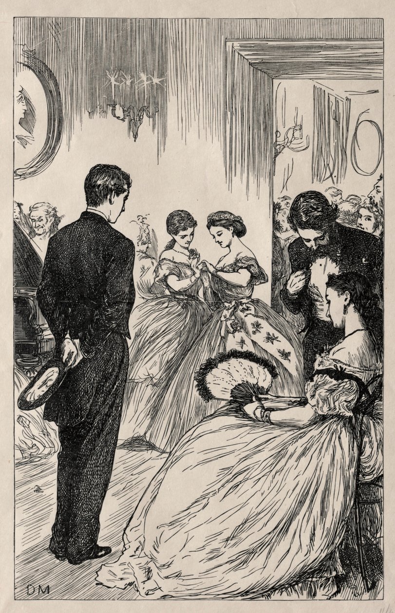 Coelebs auf der Suche nach einem Mulready-Umschlag, 1865 von George Louis Palmella Busson Du Maurier