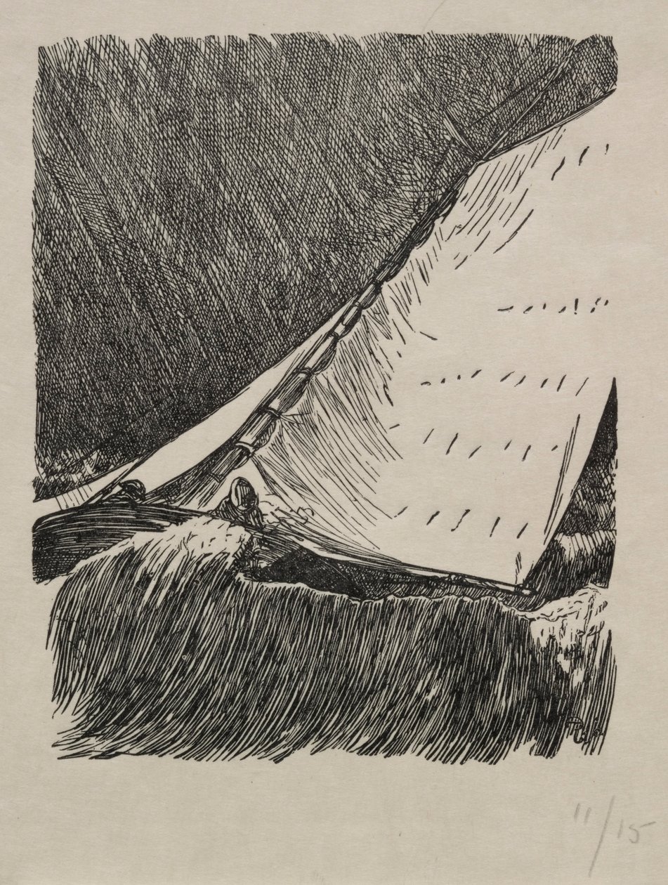 Zweite Gedanken, 1866 von George Louis Palmella Busson Du Maurier