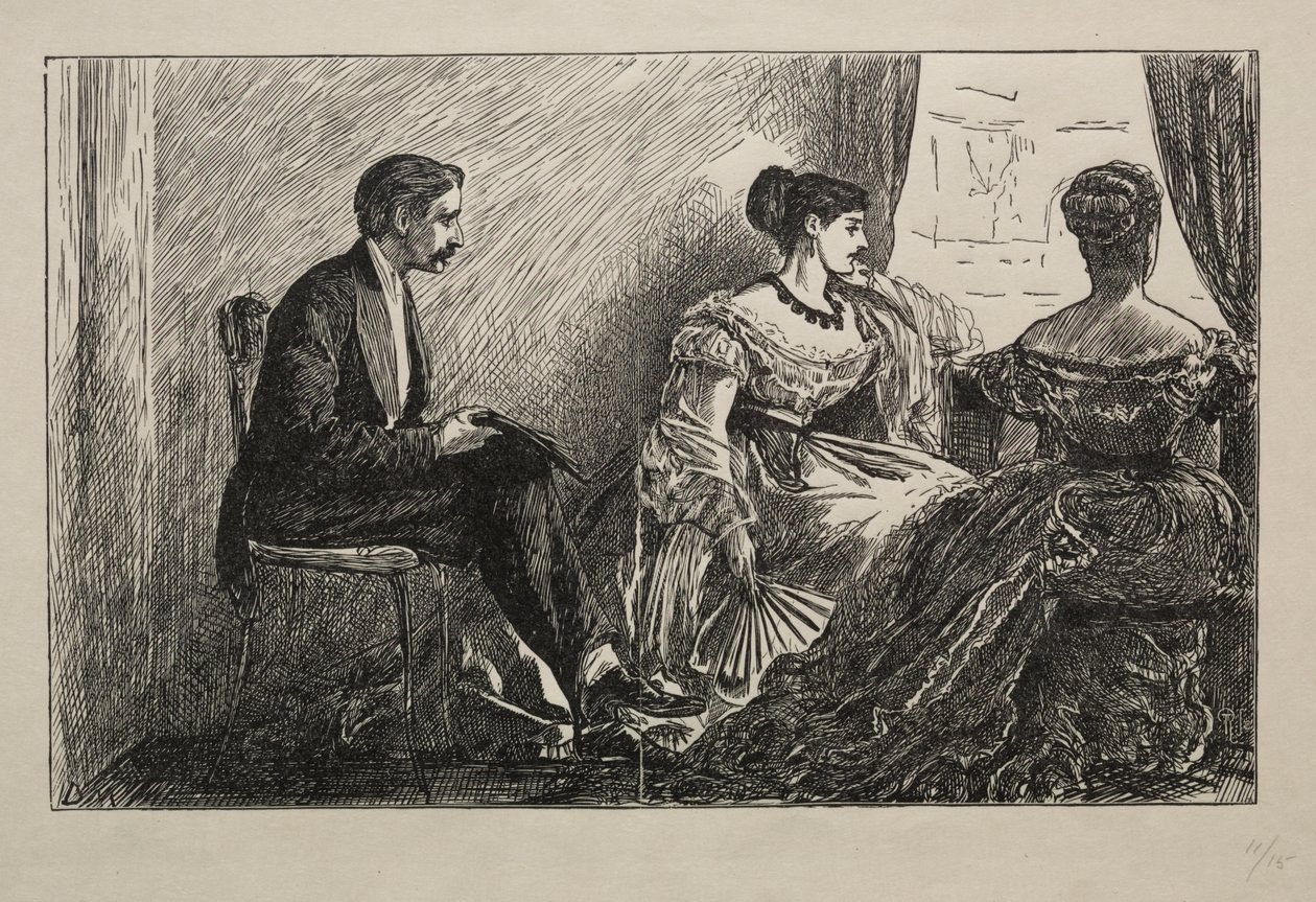 Die weiße Kamelie von George Louis Palmella Busson Du Maurier