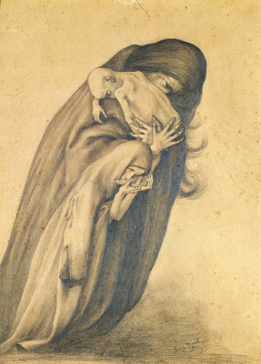 Die trauernde Mutter, 1890 von George Minne Baron