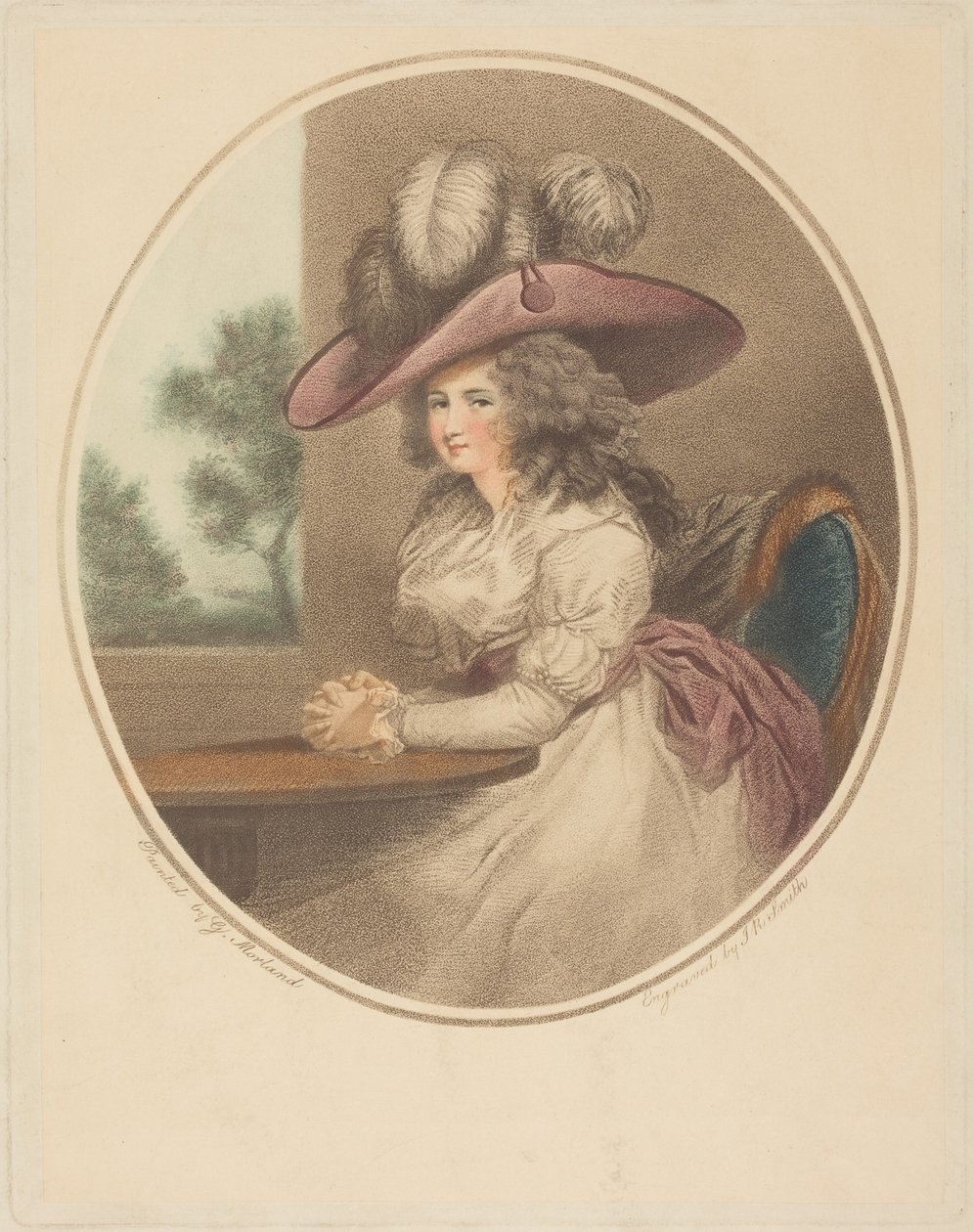 Anne Ward Morland (Delia in der Stadt) von George Morland
