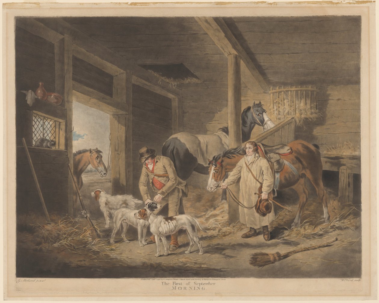 Der erste September, Morgen von George Morland
