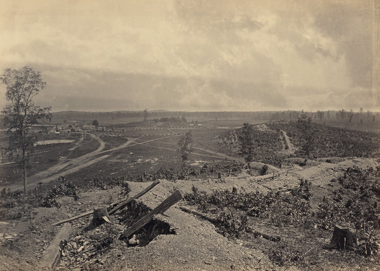 Schlachtfeld von Resacca, Georgia, Nr. 4 von George N. Barnard