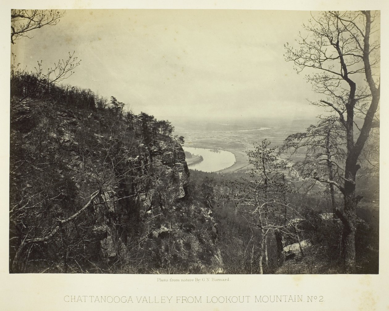 Chattanooga-Tal vom Lookout Mountain, Nr. 2 von George N. Barnard