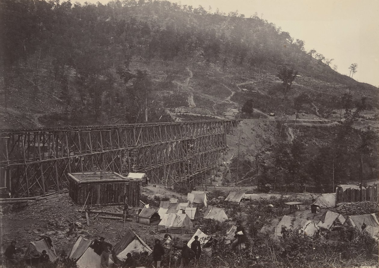 Pass in der Racoon Range, Whiteside Nr. 1, 1860er von George N. Barnard
