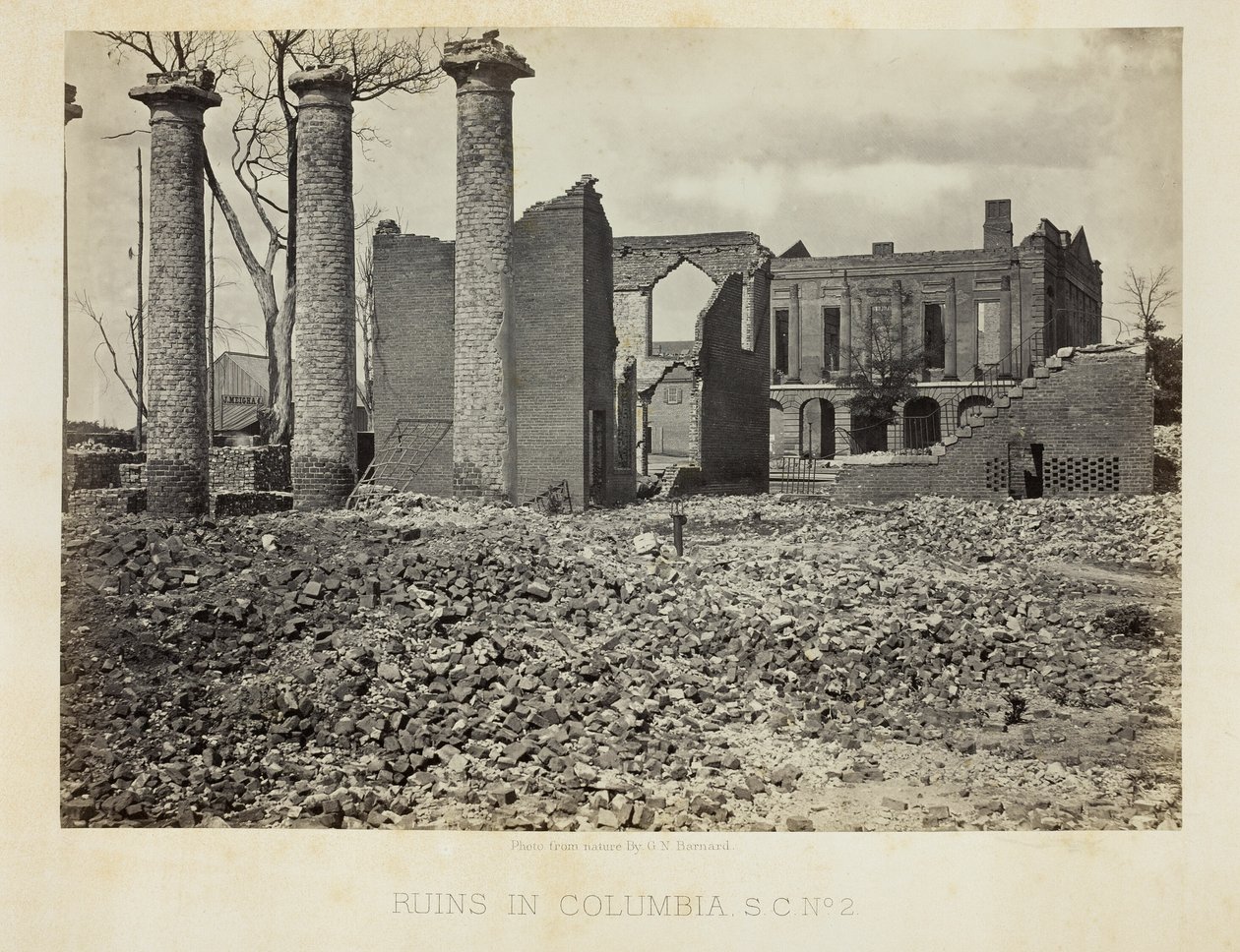 Ruinen in Columbia, S.C., Nr. 2 von George N. Barnard