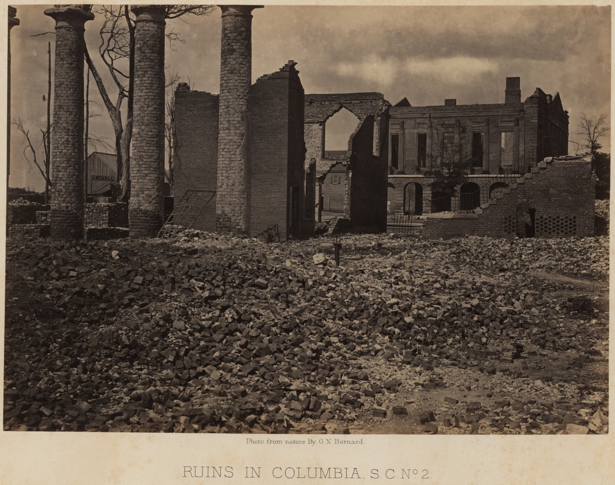 Ruinen in Columbia, S.C. Nr. 2 von George N. Barnard