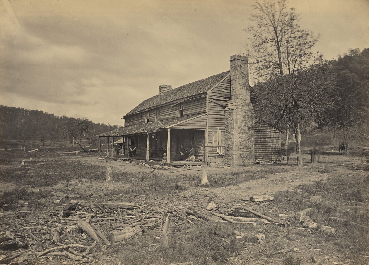 Das John Ross Haus, Ringold, Georgia von George N. Barnard