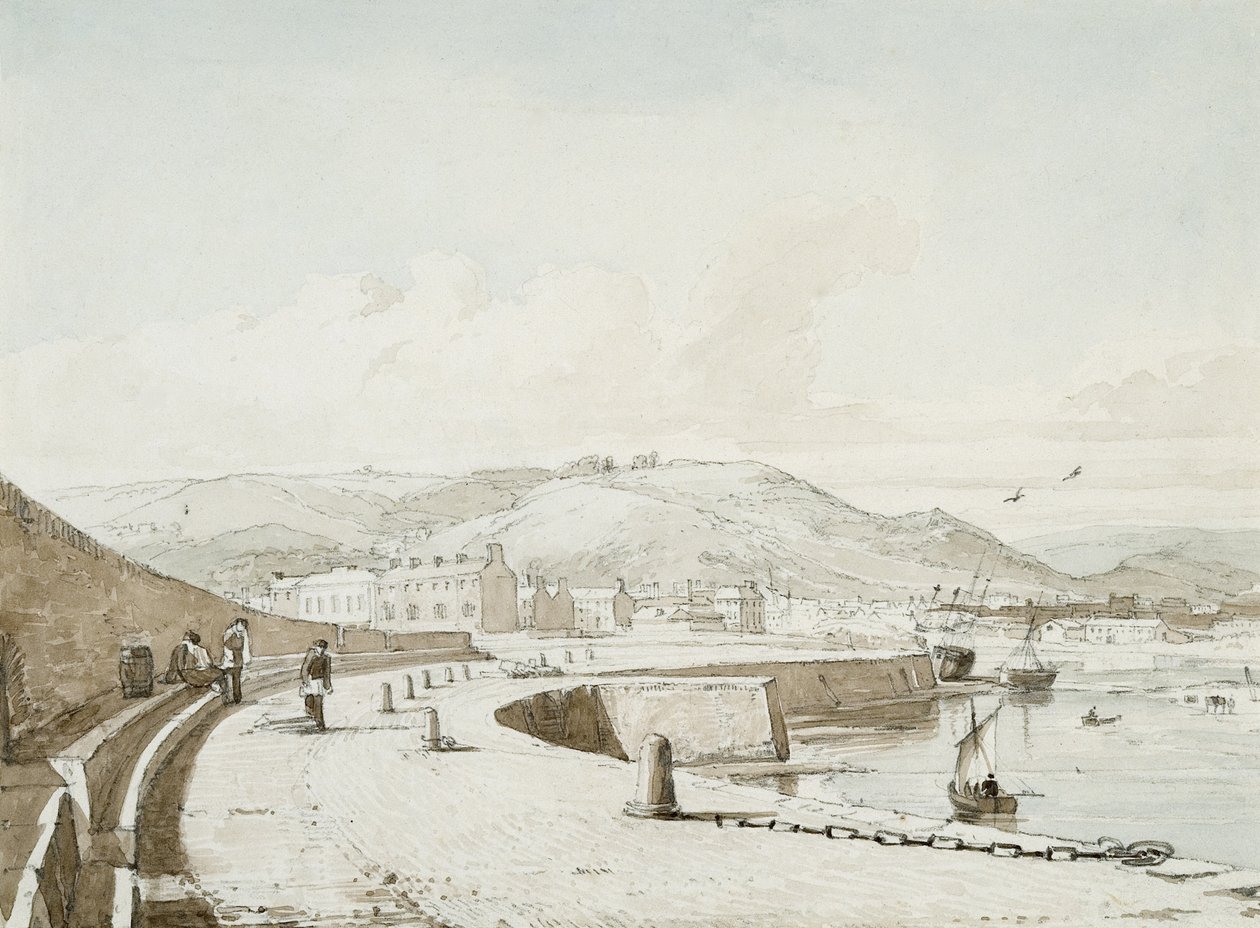 Swansea Hafen von George Orleans Delamotte