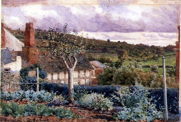 Aus dem Garten des Sherford Cottage, Bromyard von George Price Boyce