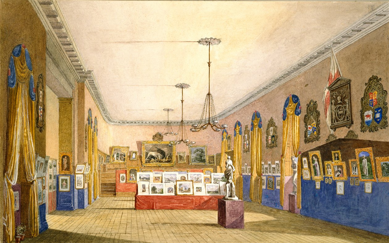 Eine Ausstellung im Alten Rathaus, Oxford von George Pyne