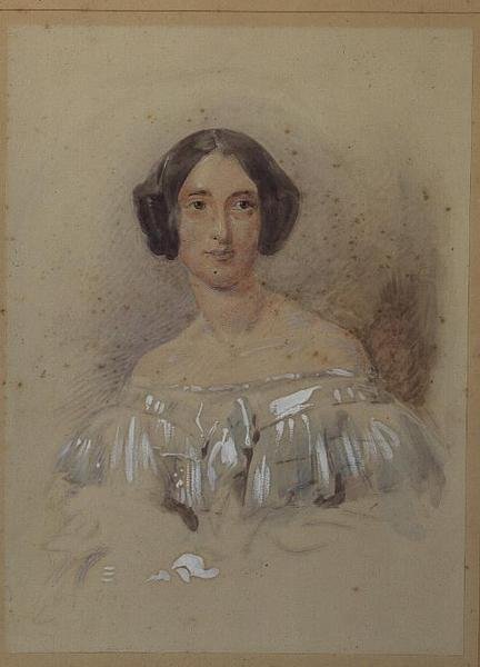 Porträt von Fanny (Frances) Cartwright von George Richmond