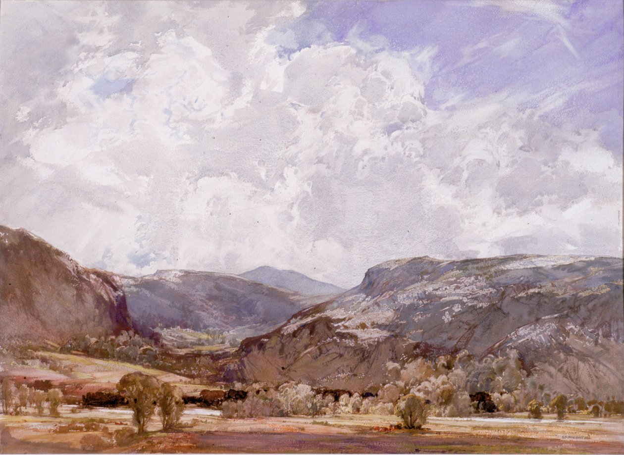 Conwy Valley - Mittag von George Robert Rushton