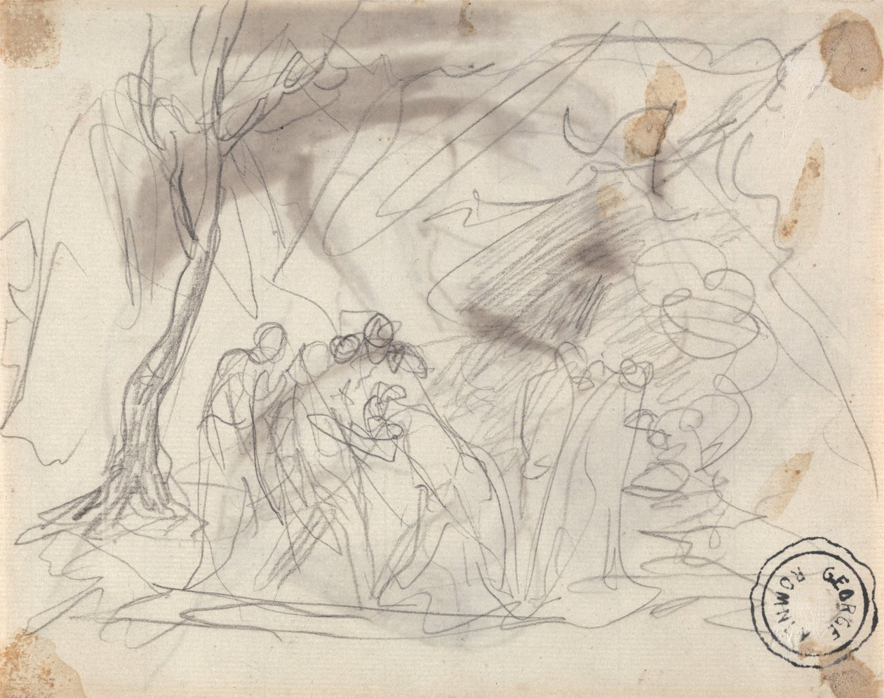 Canidia und der Jüngling von George Romney