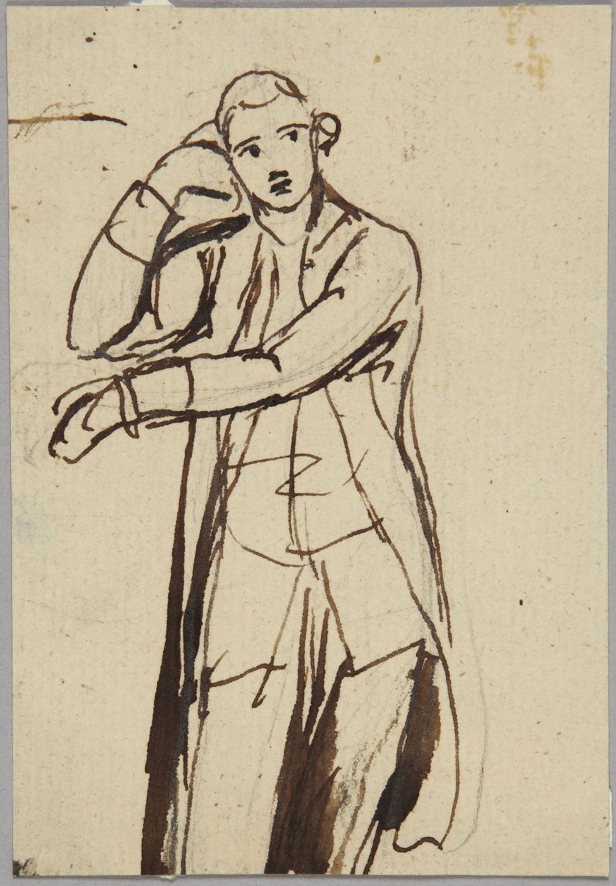 Stehende männliche Figur, dreiviertel Länge von George Romney