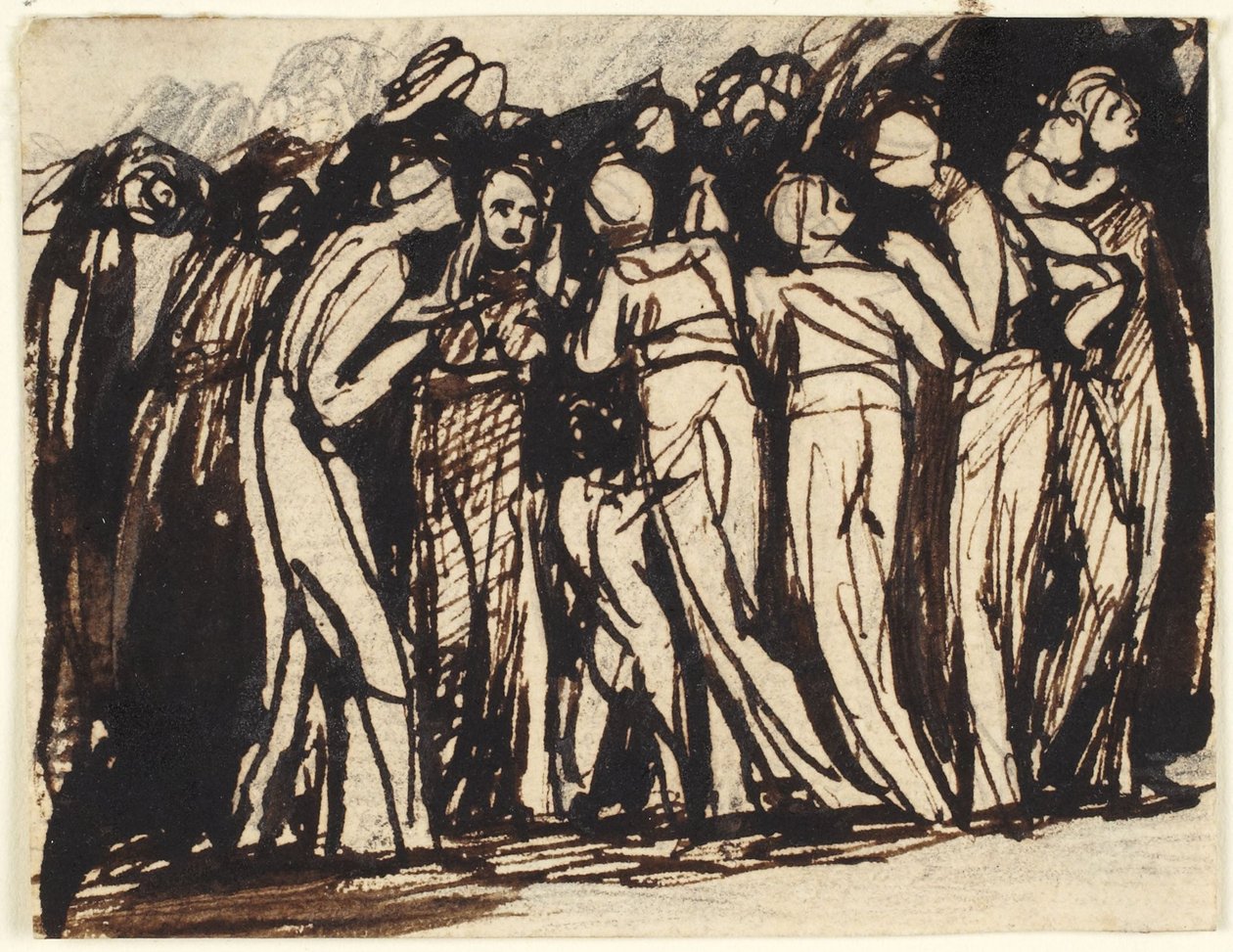 Stehende Frauen und Kinder von George Romney