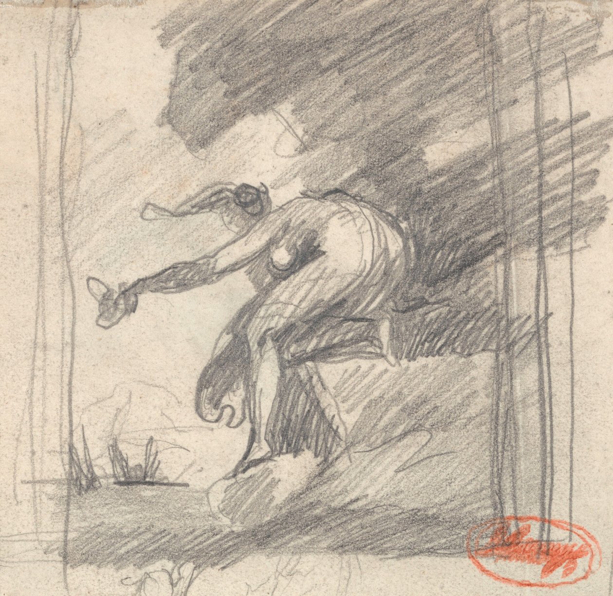 Studie für Susan, als die Meere tobten von George Romney