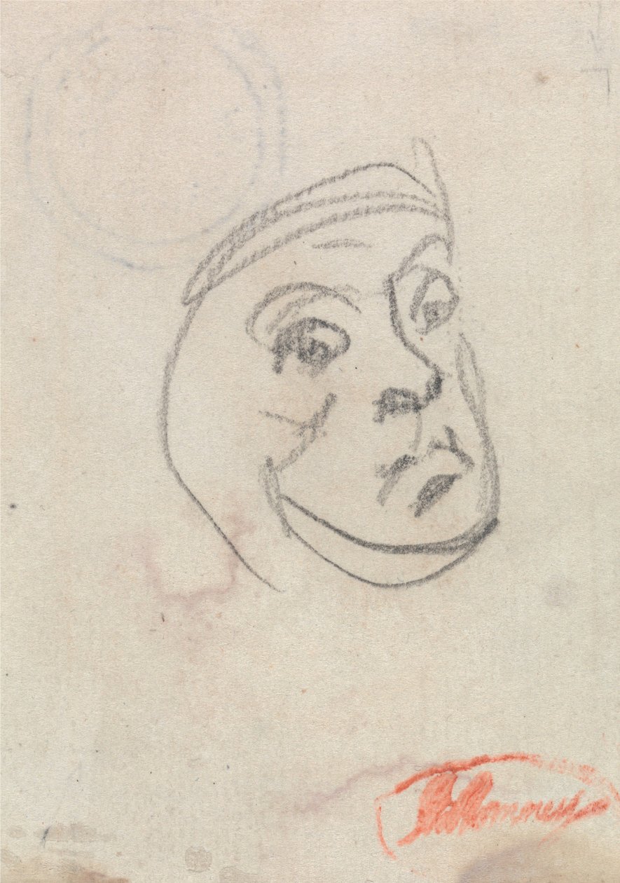 Studie eines Kopfes von George Romney