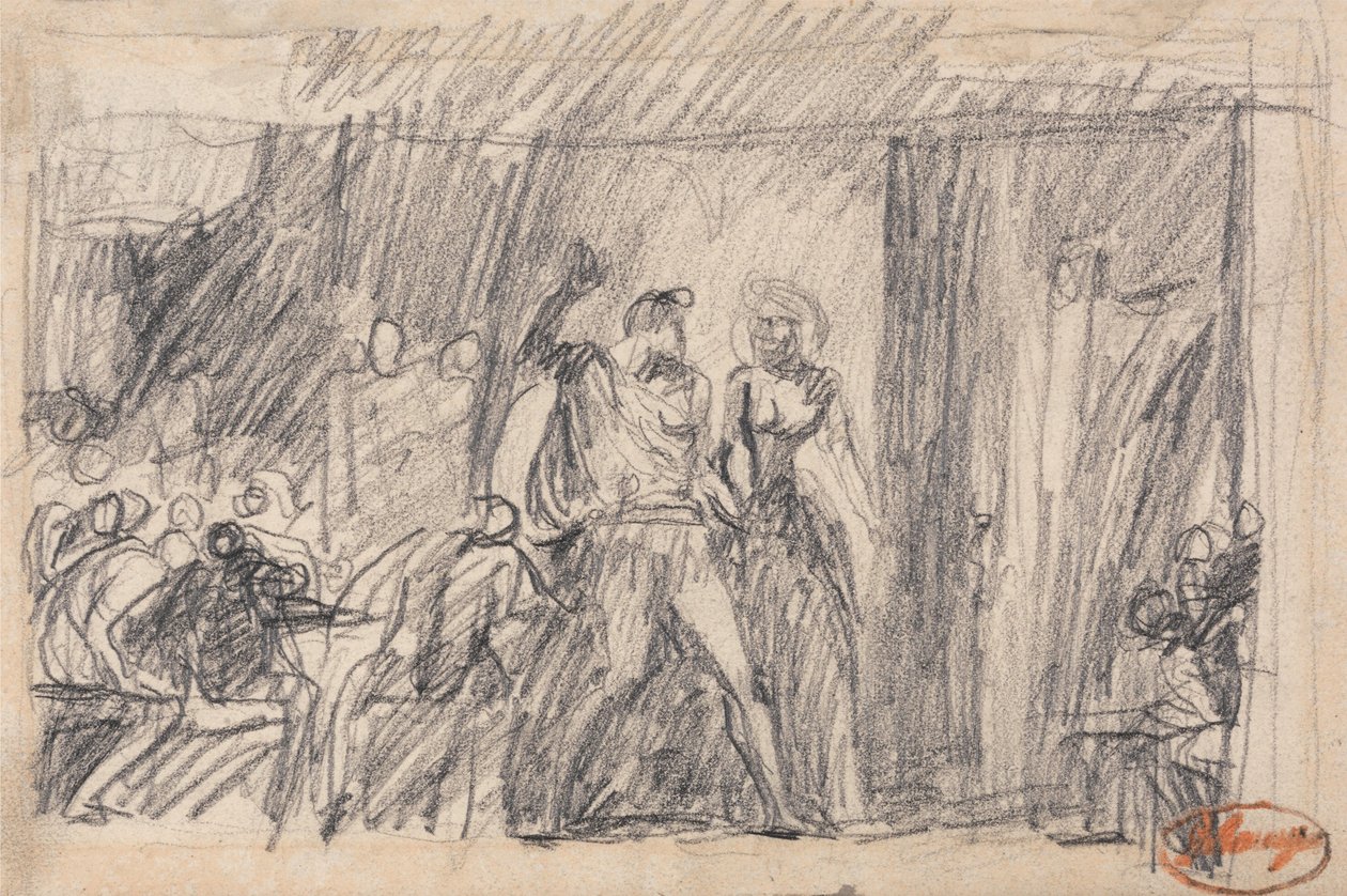 Die Bankettszene von George Romney