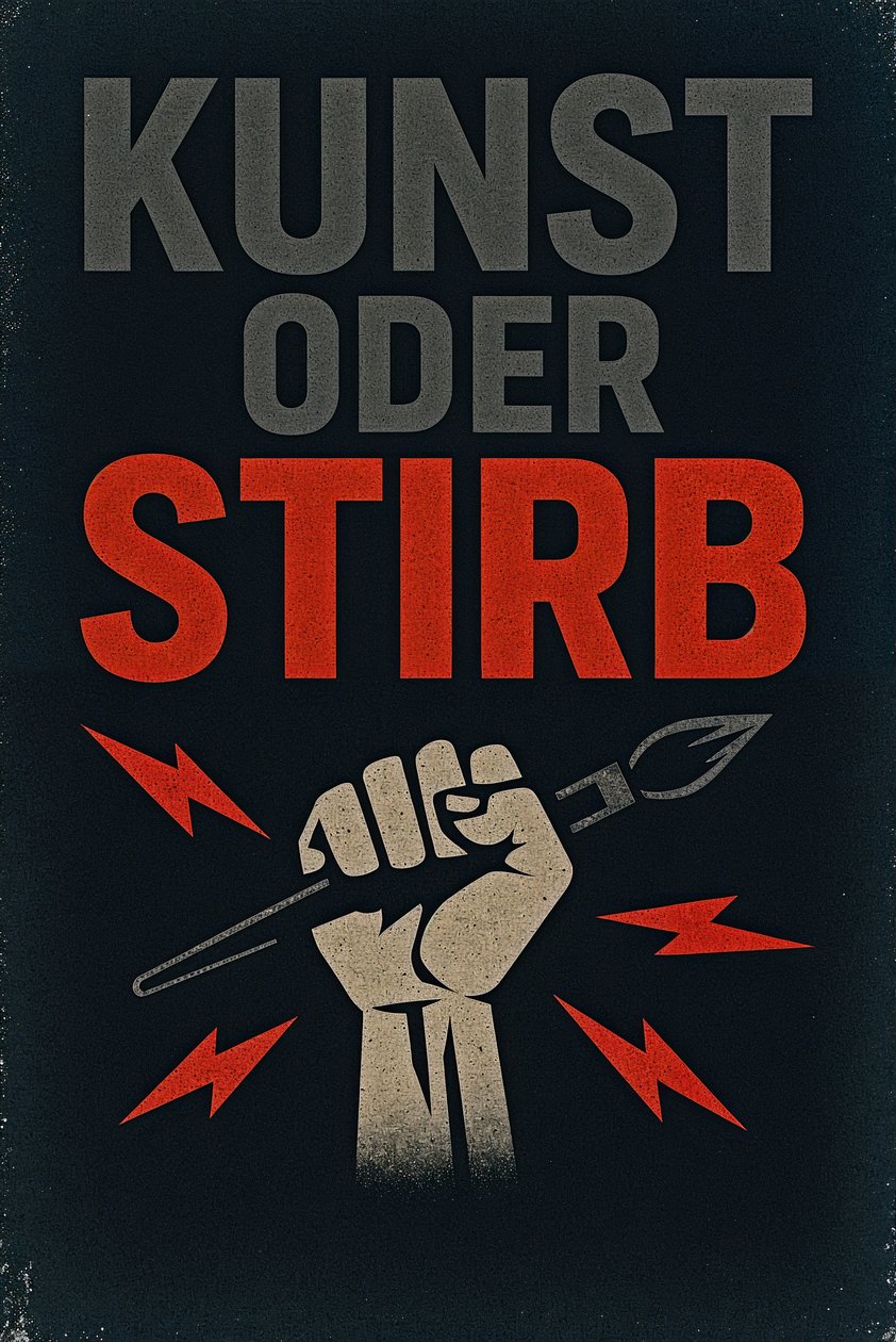 ART OR DIE-German, 2024 von George Rosaly