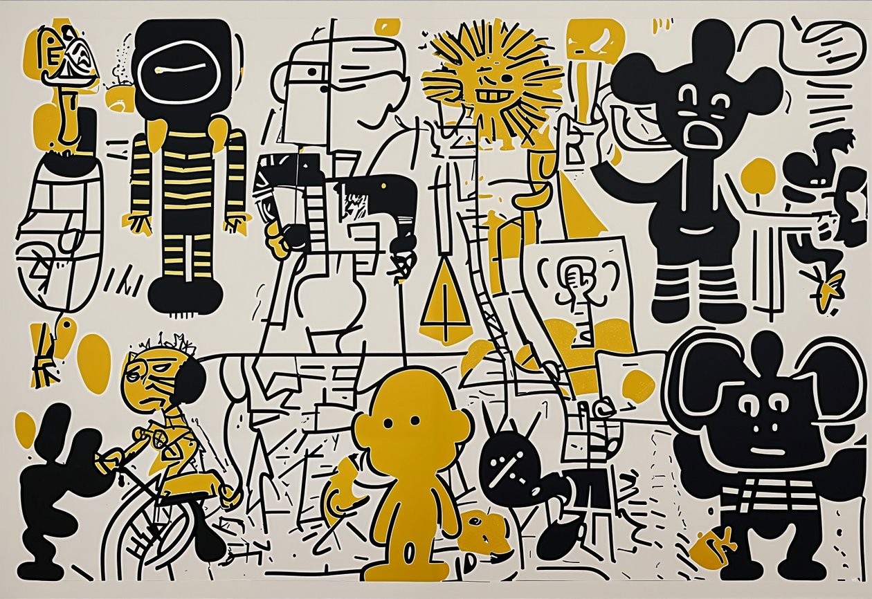 „Voices in the Noise“, 2024 von George Rosaly