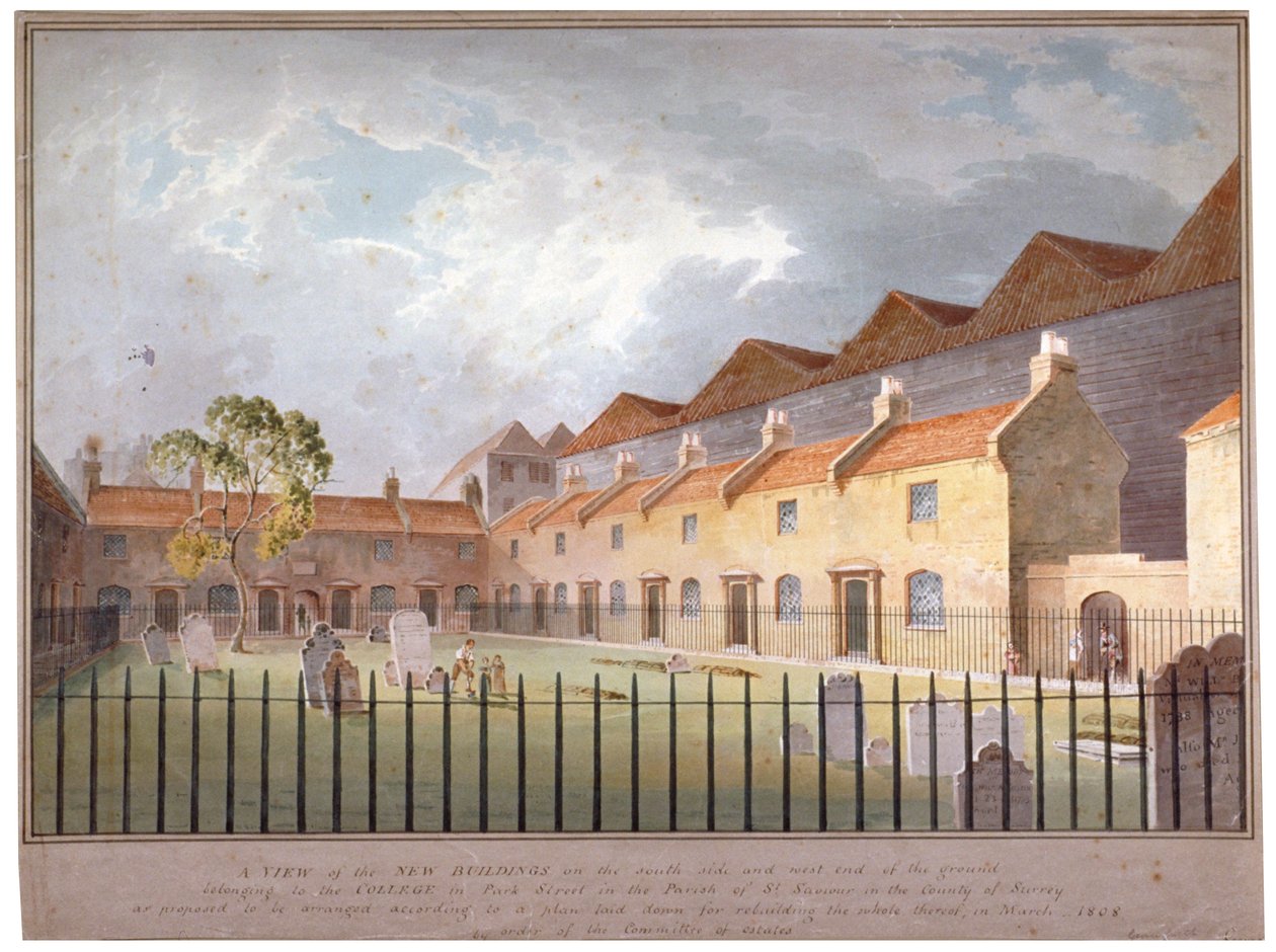 Ansicht der Gebäude in der Park Street, Southwark, London von George Smith